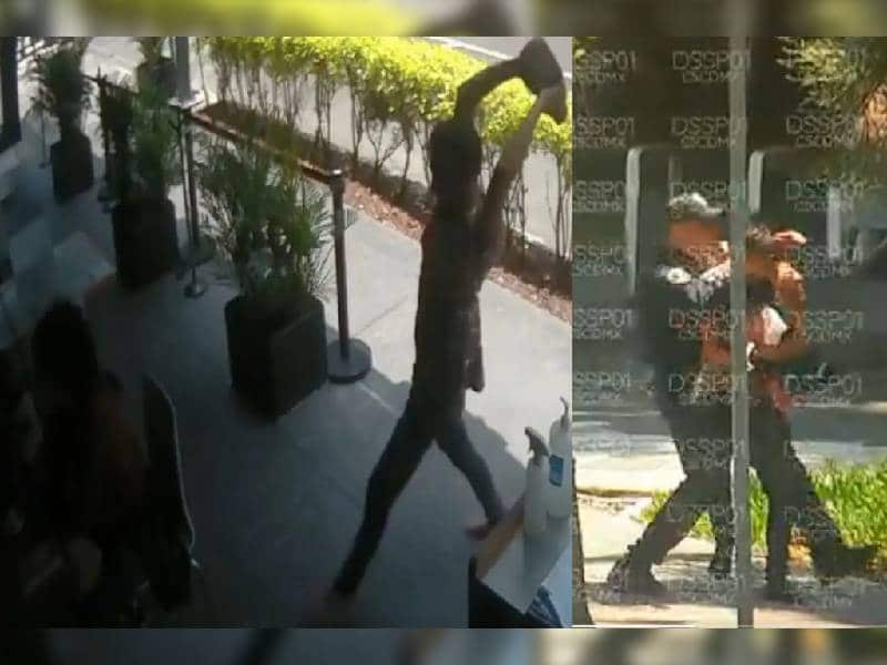 Video: Detienen a hombre que atacó con una piedra a menor en una taquería