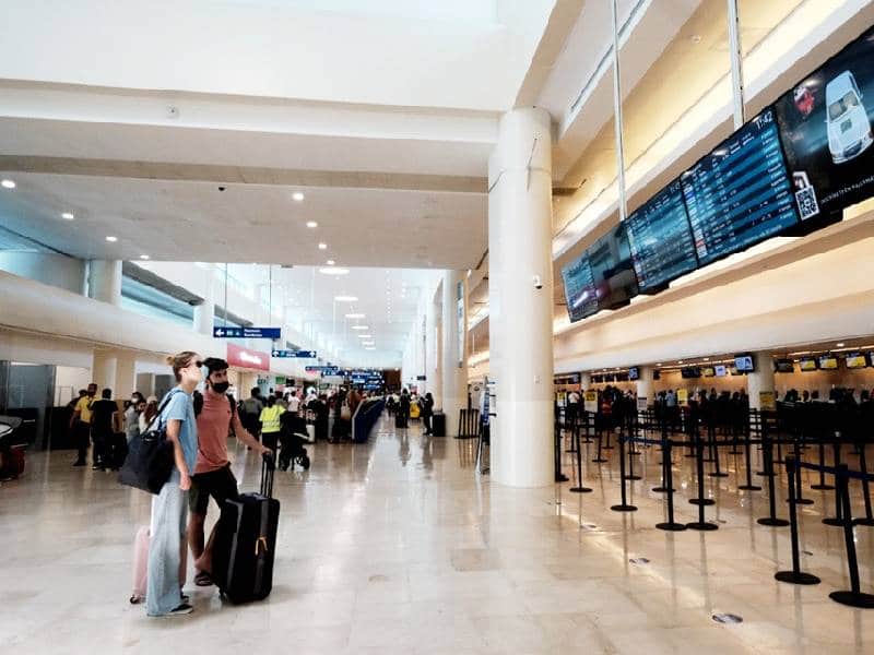Aeropuerto de Cancún con 10 por ciento menos de operaciones por debajo de sus estándares