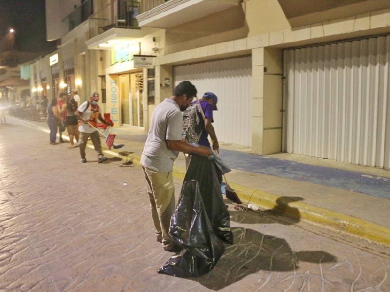 Ayuntamiento de Cozumel retiró cerca de 20 toneladas de basura durante carnaval