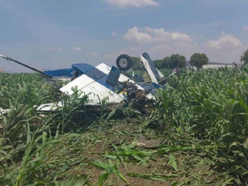 Cae aeronave en Querétaro y mueren 2 personas