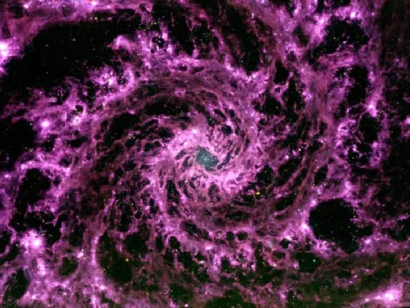 El telescopio James Webb revela un remolino galáctico