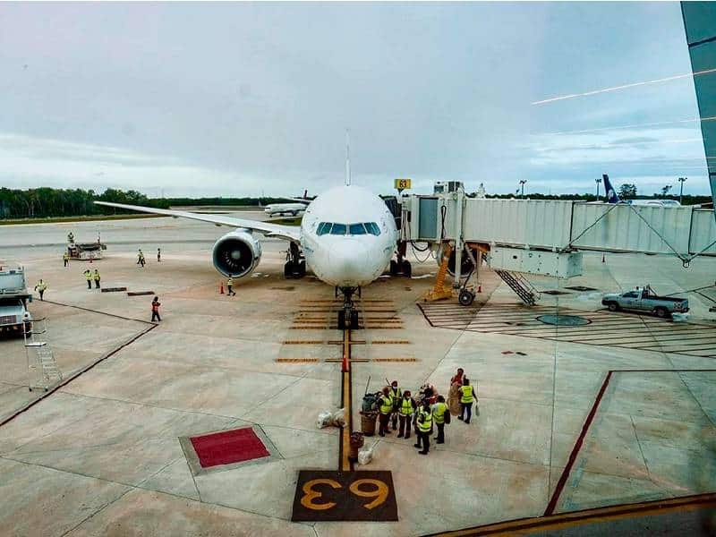 El aeropuerto de Cancún, con 550 operaciones a través de 37 aerolíneas
