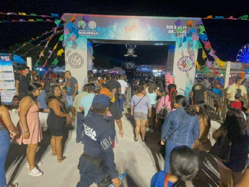 Policía Municipal reporta saldo blanco en Feria de Playa del Carmen