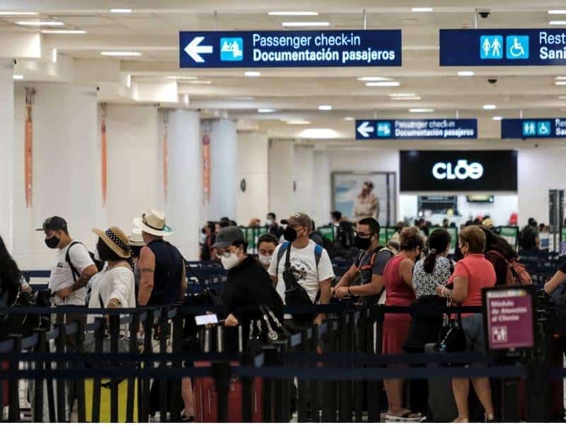 El aeropuerto de Cancún, con 543 operaciones y una conexión con 18 países