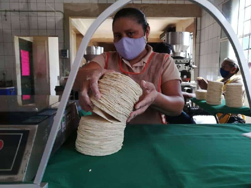 Incrementa precio de la tortilla en Felipe Carrillo Puerto, de 22 a 25 pesos el kilogramo