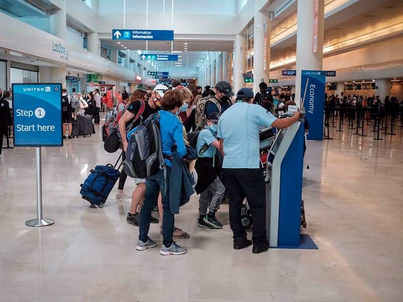 Aeropuerto de Cancún, con 535 operaciones para esta jornada