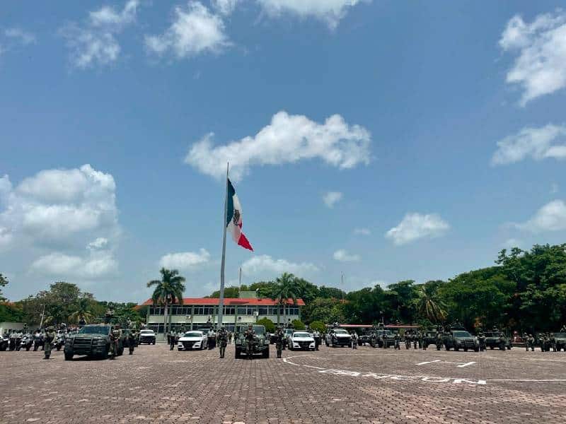 Llegan a Cancún más de 300 militares para reforzar la seguridad en el municipio de Benito Juárez