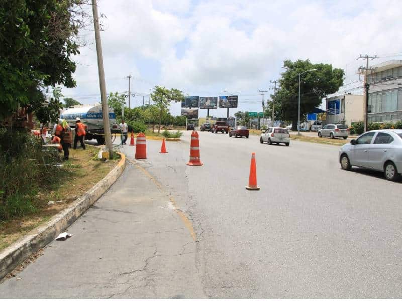 Autoridades municipales colaboran para desarrollar obra pública en Cancún