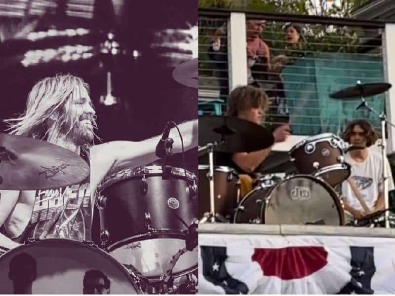 El hijo de Taylor Hawkins homenajeó a su padre tocando “My Hero” de Foo Fighters