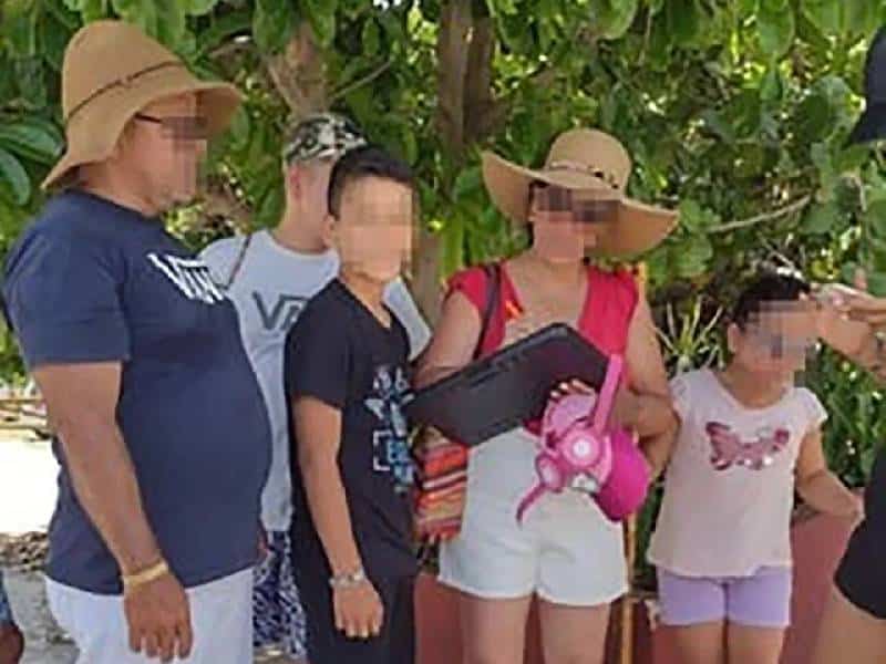Policías ayudan a familia de Colombia para encontrar menor en la zona hotelera de Cancún