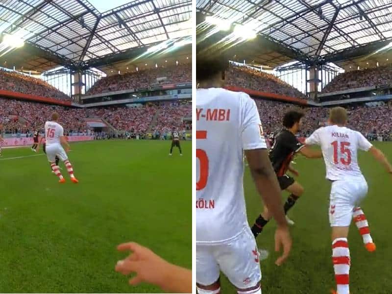 VIDEO: ¡El futbol no se verá igual! Estrenan la “bodycam” en el duelo Köln vs Milán