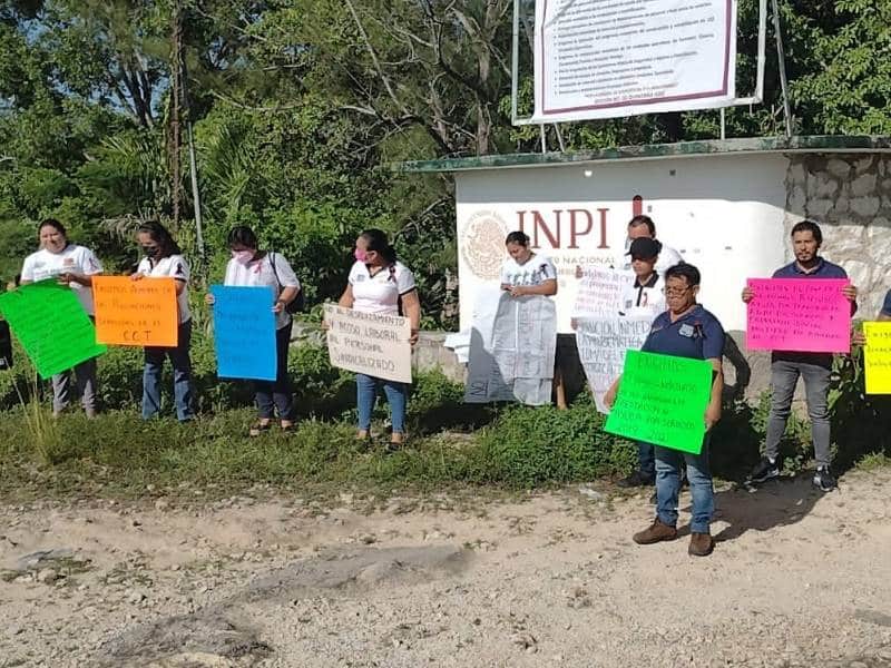 Trabajadores del INPI en Carrillo Puerto amagan con irse a huelga