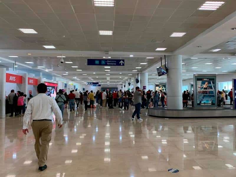 El aeropuerto de Cancún con 458 operaciones y una conexión con 19 países