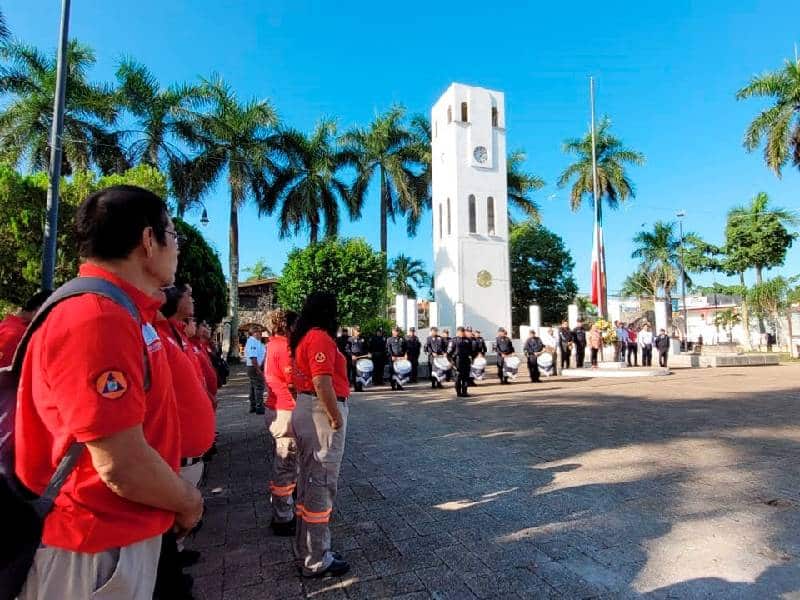 Conmemoran Día Nacional de Protección Civil en Felipe Carrillo Puerto