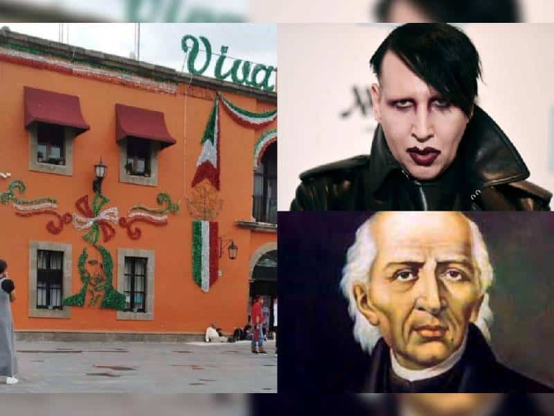 ¡Viva Marilyn Manson!, espera es el retrato de Miguel Hidalgo en Edomex