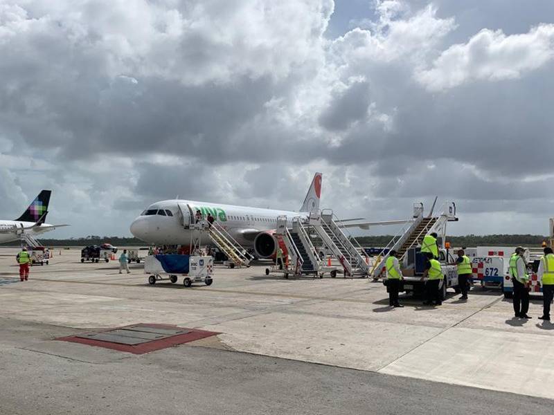 El aeropuerto de Cancún, con 519 operaciones