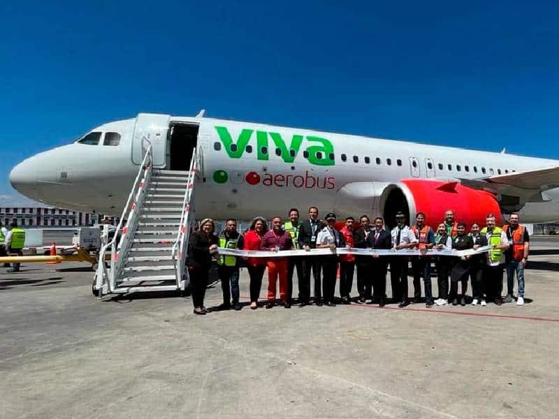 Viva Aerobus reanuda operaciones en Toluca con vuelos a Mérida, Cancún y Monterrey