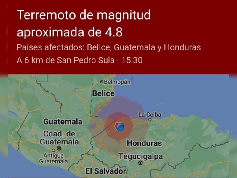 Sismológico Nacional registra sismo en Chetumal