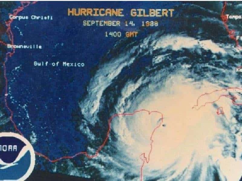 Se cumplen 34 años de huracán Gilberto