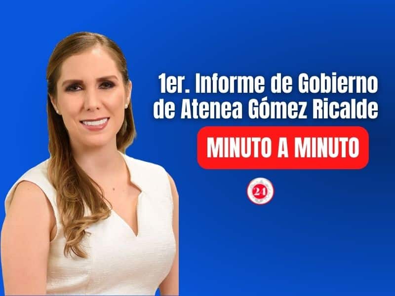 Minuto a minuto: Primer informe de gobierno de Atenea Gómez Ricalde