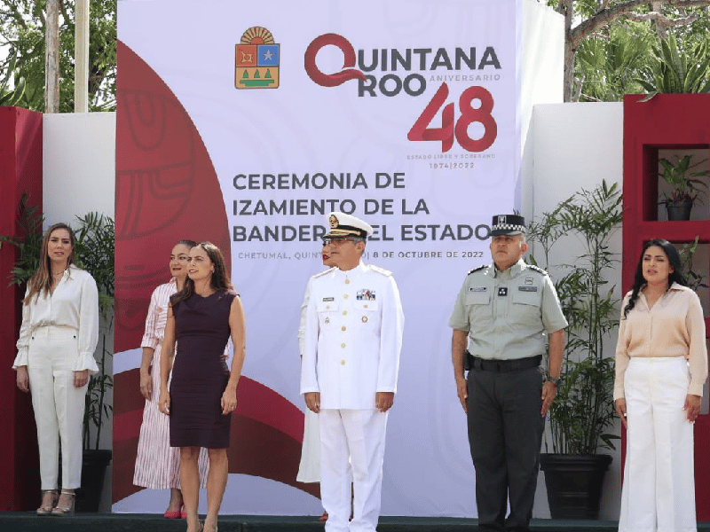 Felicita Ana Patricia Peralta a Quintana Roo por un nuevo comienzo en su 48 aniversario 