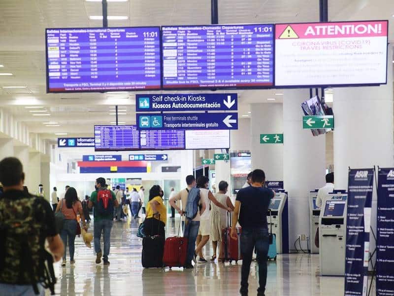 Aeropuerto de Cancún, con 528 operaciones y conexión con 16 países