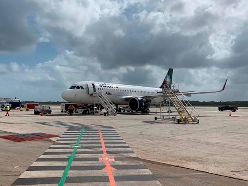 El aeropuerto de Cancún, con 457 operaciones y una conexión con 15 países