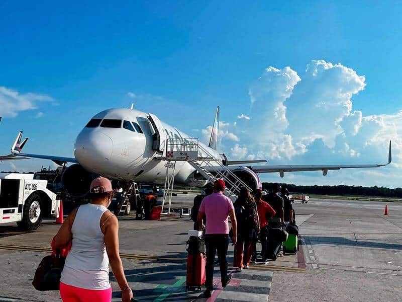 El aeropuerto de Cancún, con 525 operaciones para esta jornada sabatina