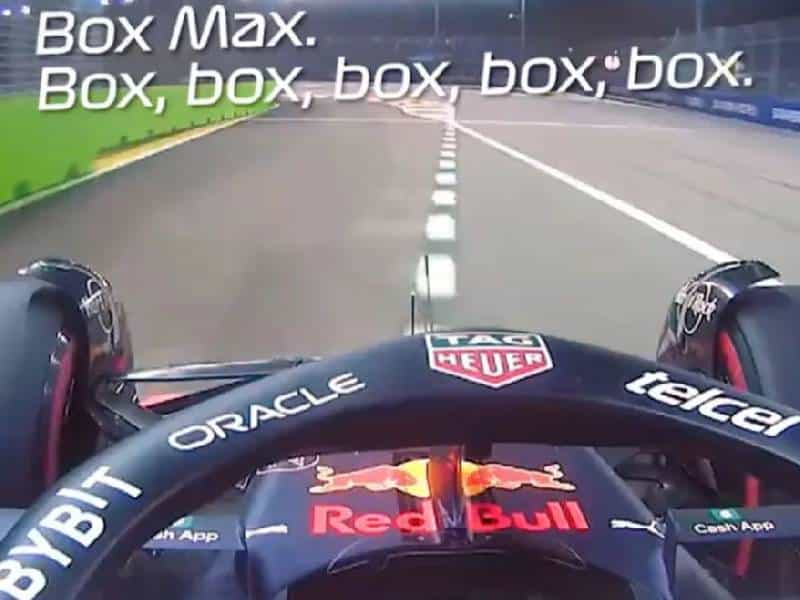 Video: “¡¿Qué caraj…!?”: Verstappen explota tras ser llamado a boxes