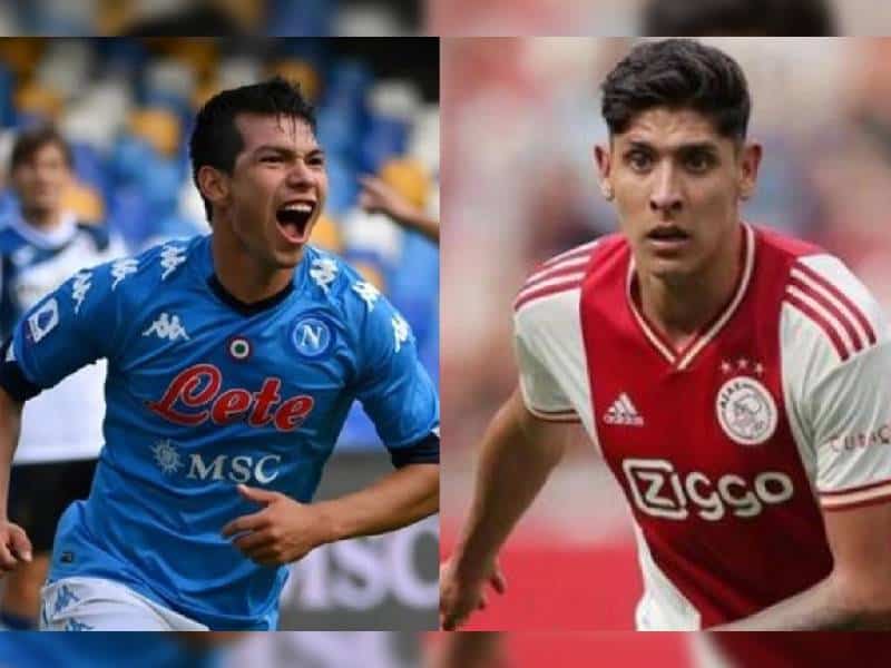 En duelo de mexicanos, Napoli golea al Ajax en la Champions League