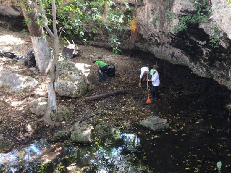 Encuentran en cenotes urbanos tesoro...de basura 
