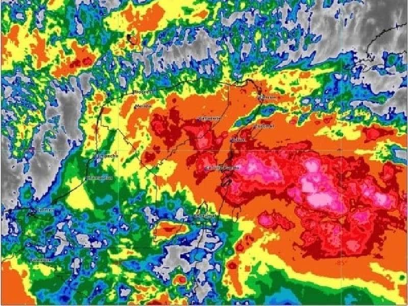 Paso de la Tormenta Tropical “Julia” deja lluvias en Quintana Roo