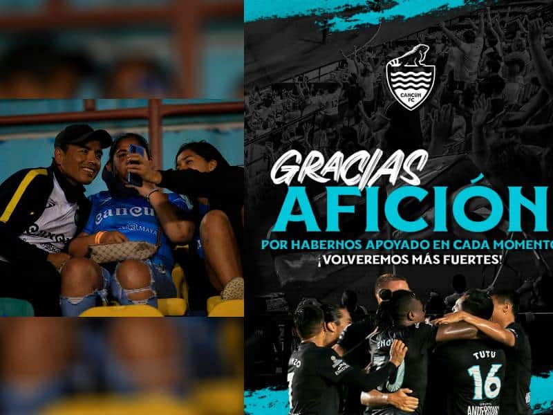 El Cancún FC ofrece disculpas a la afición por la pésima temporada