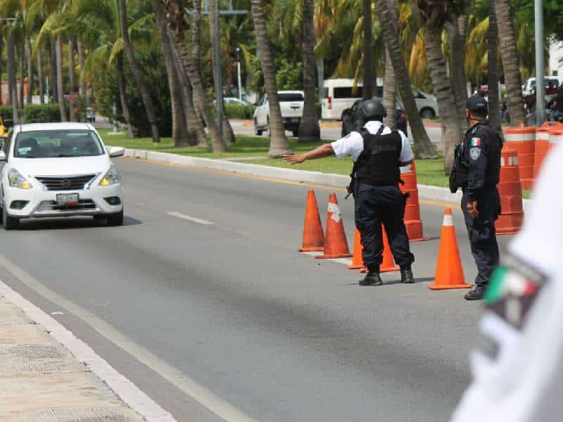 La Policía Quintana Roo refuerza la seguridad en Cancún con diversos operativos