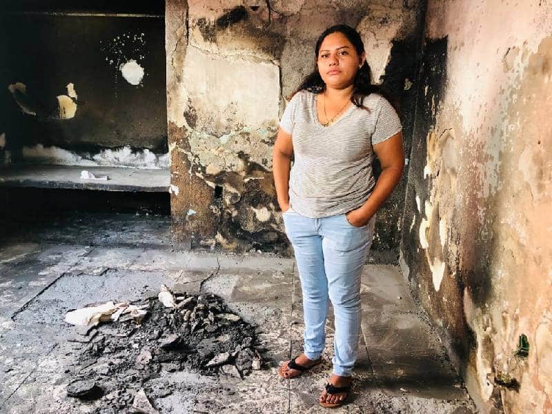Incendio deja sin hogar a familia cancunense