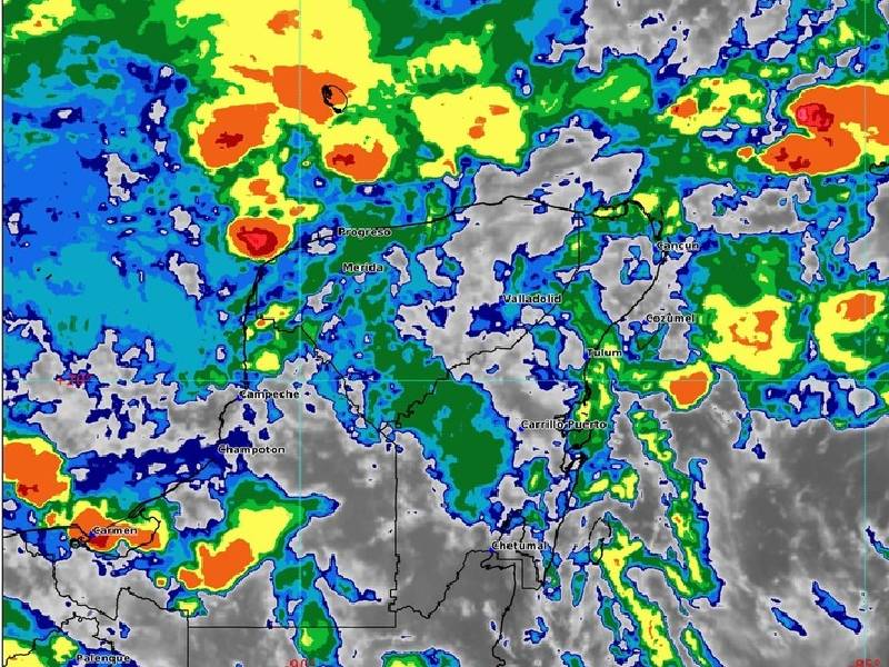 Entra frente frío Nº 4 este miércoles en la Península de Yucatán