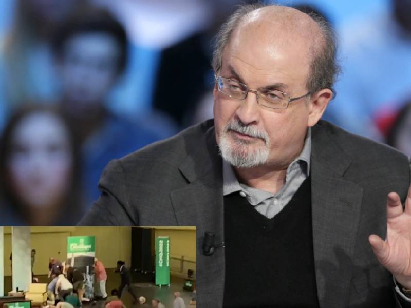 Salman Rushdie, fue atacado a puñaladas en agosto pasado