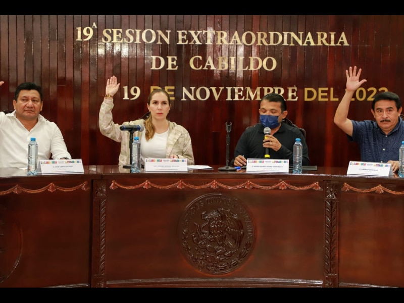 Cabildo de Isla Mujeres respalda iniciativa presentada por la gobernadora Mara Lezama