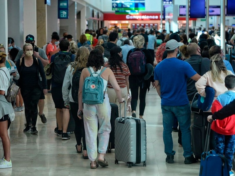El aeropuerto de Cancún alcanza para hoy 633 operaciones