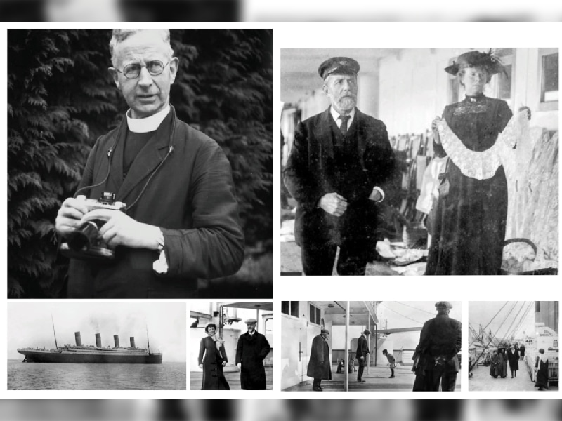 Él es Francis Browne el sacerdotista que tomó fotos del Titanic antes de hundirse