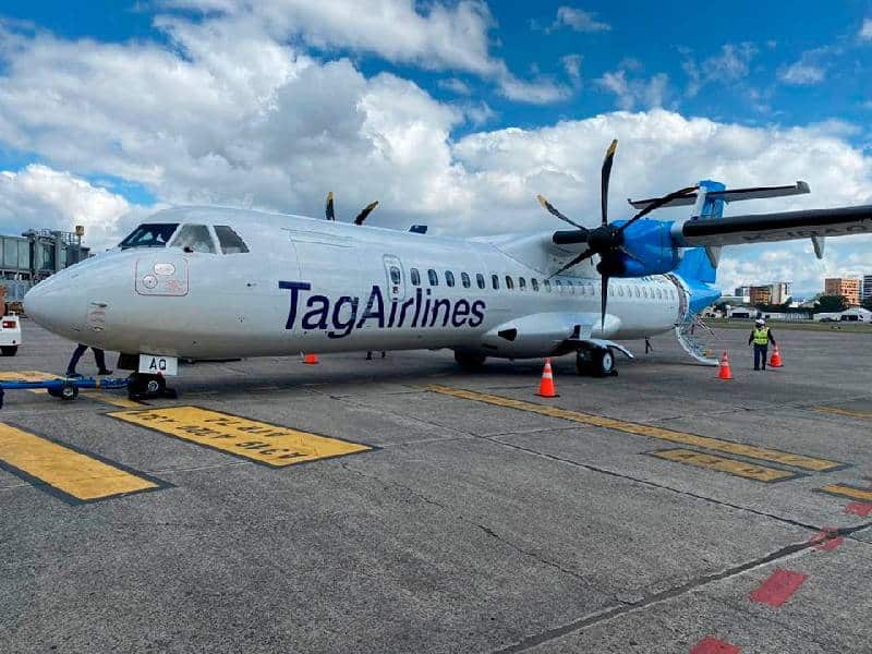 Tag Airlines fortalece su flota con un nuevo avión ATR 72