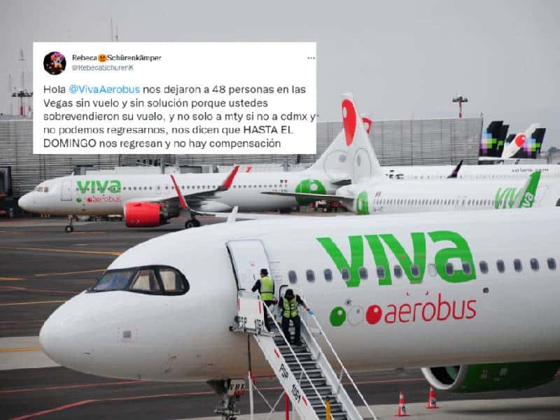 Influencer denuncia a Viva Aerobus tras quedar varada en Las Vegas