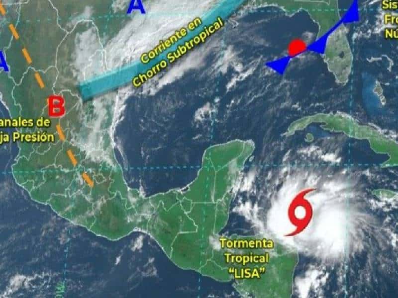 “Lisa” se ha intensificado a huracán categoría 1 