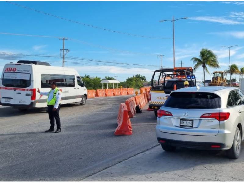 Arranca nuevo tramo de rehabilitación del Boulevard Colosio en Cancún
