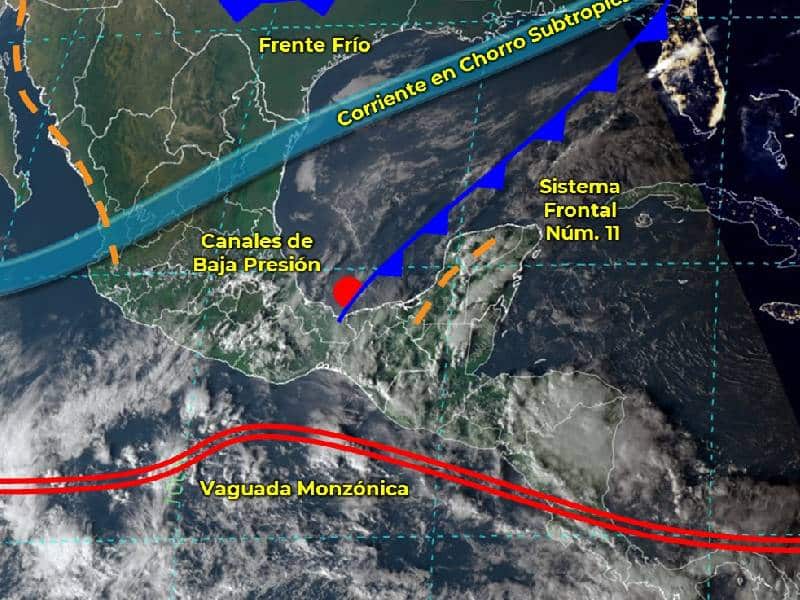 Inicio de semana lluvioso en la Península