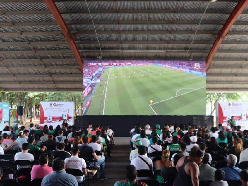 Invitan a disfrutar en pantallas gigantes el partido México ante Arabia Saudita