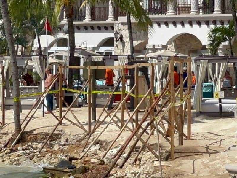 Clausura Profepa obras de hotel en zona federal de Playa del Carmen