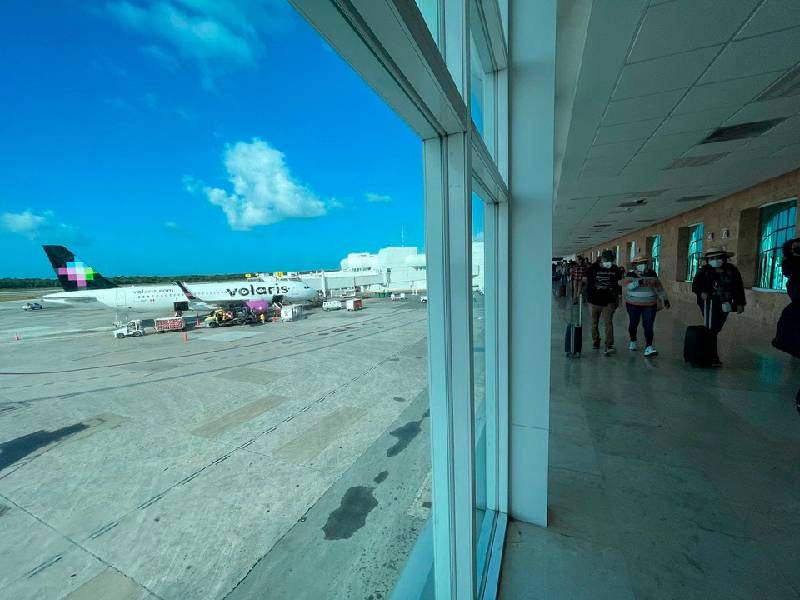 El aeropuerto de Cancún, con 531 operaciones mediante 41 aerolíneas para hoy