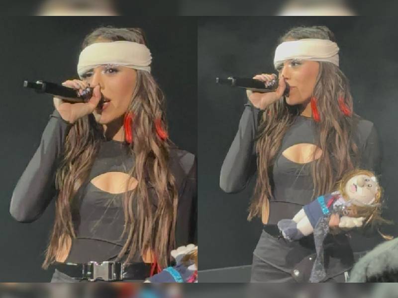 ¿Qué le pasó a Danna Paola anoche en su concierto en Guadalajara?