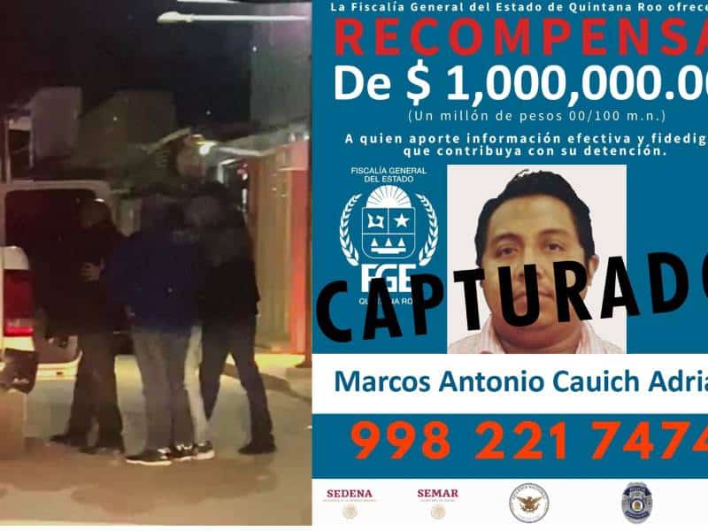 No se pagará millón de pesos por recompensa que ofreció Fiscalía por sujeto detenido en Chiapas